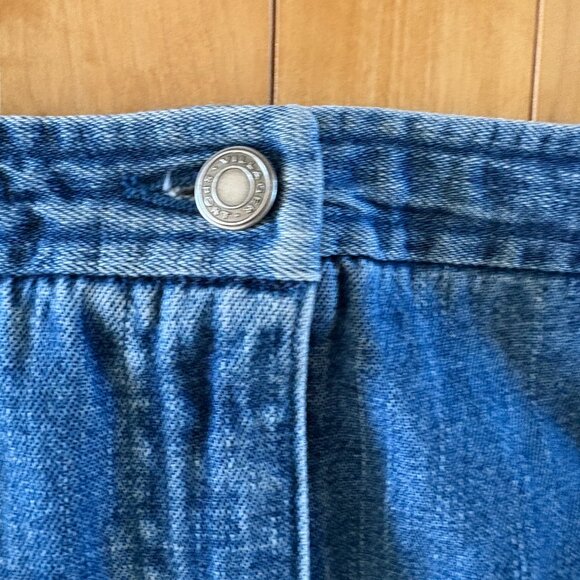 Vintage Liz Claiborne Denim Skirt Size 16 Jean Skirt mid-thigh Midi Mini - Picture 3 of 9